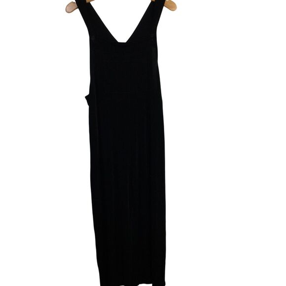 Chico's Pants - Chico's Travelers Womens Overall  Sleeveless Wide Leg Black Size 2